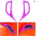 thumbnail image 1 of 2pcs Car Wheel Eyebrow Side Air Inlet Cover Sticker Trim For Jeep JL Gladiator JT 2018+ Air Conditioning Vent Outlet Decoration, 1 of 7