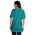 thumbnail image 3 of Inkmeso T-Shirt Basique en Coton à Col Rond pour Femmes Coupe Ample Décontracté Long Haut d'Entraînement, 3 of 8