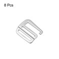 thumbnail image 3 of Unique Bargains 1.26' 32mm Webbing Release G Hook Buckle Adjusters for Backpack Strap, 8Pack Silver Tone, 3 of 5
