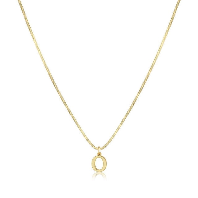 RXIRUCGD Ajoutez une Touche à Votre Style Quotidien avec Ce Collier Initial Collier Délicat Initial pour Femmes
