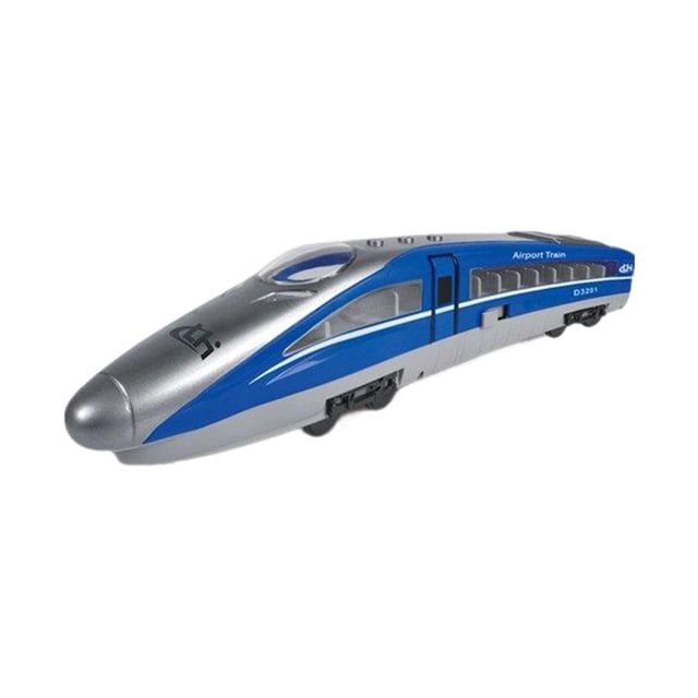 HILABEE High Speed Train Modern Locomotives Sliding Train Train Toy Train for Boys Girls Blue