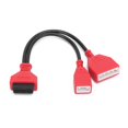 thumbnail image 2 of 16+32 OBDII  Adapter  Car Diagnostic Extender Cord Adapter OBD2 Connector Cable Scan Tool Auto Car Diagnostic Tool Replacement For Sylphy, 2 of 8