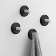 thumbnail image 3 of Solid Wood Suction Cup Hooks for Strong Secure Wall and Door, 3 of 6