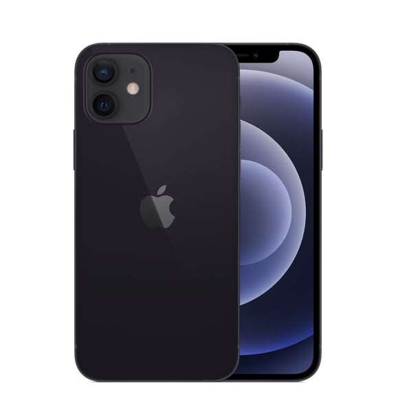 Apple iPhone 12 64 Go Téléphone Intelligent Déverrouillé (Noir) Certifié Remis à Neuf comme Neuf