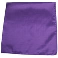 thumbnail image 1 of 10 Pack Unisex Solid Polyester Plain Bandanas - Bulk Wholesale (Purple), 1 of 2