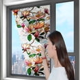 thumbnail image 5 of Rainbow Floral Static Cling Window Film Removable Decal For Glass Doors Privacy Sticker Botanical Designs No Sun Blocking, 5 of 5