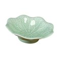 thumbnail image 4 of DOLITY Ceramic Fruit Bowl Decorative with Base Fruit Tray for Sweets Nuts Side Dish Light Green, 4 of 9