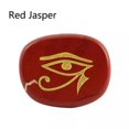 thumbnail image 1 of CUITING Natural Pocket Stone Engraved ”Eye of Horus” Inspirational Positive Word-Spotted Stone, 1 of 6