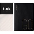 thumbnail image 5 of Carnet de notes A7 en cuir, 9 x 14 cm, 256 pages, Mini carnet de voyage, cadeau d'anniversaire, pour femme et homme, bloc-notes, agenda personnel, noir, 5 of 5