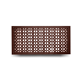 thumbnail image 4 of Grille à Retour d'Air 10′′ X 22′′ avec Trous et Vis, Taille de Plaque Frontale 12′′ X24′′, Couvercle Décoratif pour Conduit de CVC, Évent en Fonte Enduit de Poudre Repeintable pour Murs, Plafonds, Planchers – Motif Champignon Tudor VR100, 4 of 5