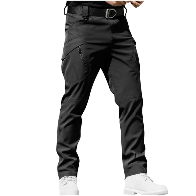 Weiqiqre Cargo Pants for Men Tactical Pants, Ripstop Water Resistant Cargo Work Pants for Men, Stretch Hiking Pants Lightweight
