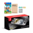 thumbnail image 1 of Nintendo Switch Lite Pokemon Dialga & Palkia Limited Edition with Mario Rabbids Kingdom Battle and Mytrix Accessories NS Game Disc Bundle Best Holiday Gift, 1 of 6