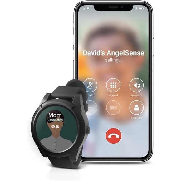 AngelSense Assistive Technology Watch with Personal GPS Tracker for Teens, Adults, Seniors, Autism, Special Needs, Dementia, Speakerphone, SOS Button
