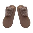 thumbnail image 1 of Mikilon Lace Warmer Socks Womens Warm Fuzzy Non Slip Grip Stretch Socks, 1 of 3