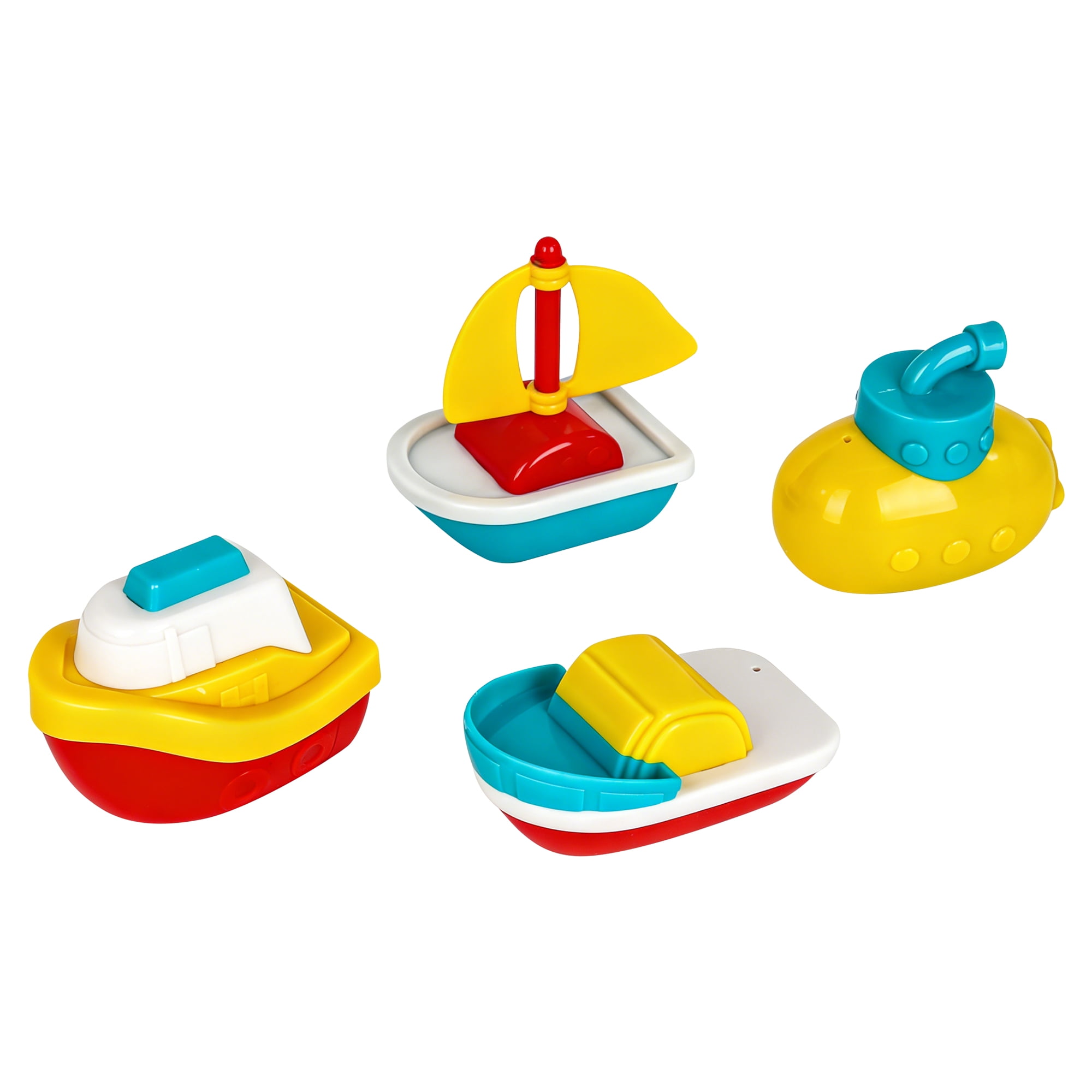 PLAY DAY PL Nouveau Jeu de Bateaux de Plage (4 pièces) – Jouets d’extérieur pour sable et plage
