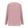 thumbnail image 4 of RXIRUCGD Mode Femmes Blouse à Manches Longues Confortable et Respirante à Col en V, Rose, Taille : 3TG, 4 of 8