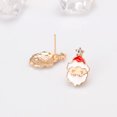 thumbnail image 4 of Boucles d'Oreilles de Noël Mignonnes Père Noël Boucles d'Oreilles Clous en Strass Boucles d'Oreilles de Noël pour Femmes, 4 of 9