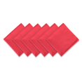 thumbnail image 1 of Design Imports CAMZ10713 Tomato Flat Weave Napkin Set - Set of 6, 1 of 1