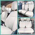 thumbnail image 2 of For 2020-2024 Ford Explorer Base FH Group Neoprene Custom Fit Car Seat Covers Water Resistant - Full Set Solid Beige, 2 of 11