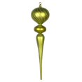 thumbnail image 1 of Vickerman MT195473 Ornement Matte Glitter Finial Lime 25 Po., 1 of 1