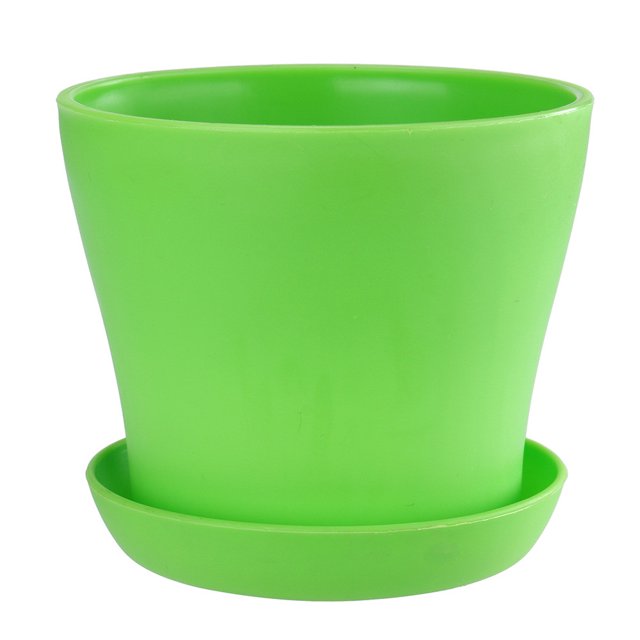 Agiferg Colourful Mini Plastic Flower Pot Succulent Plant Flowerpot Home Office Decor
