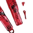 thumbnail image 4 of Esquirla 4pcs/Set Replacement Trimmer Shell for Wahl 8148/8591 s Cover Personalized Housing Case Kit for Hair Rose Red, 4 of 8