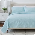 thumbnail image 1 of Bare Home Flannel Sheet Set - 100% Cotton - Deep Pocket - Twin, Snowdrift, 3-Pieces, 1 of 6