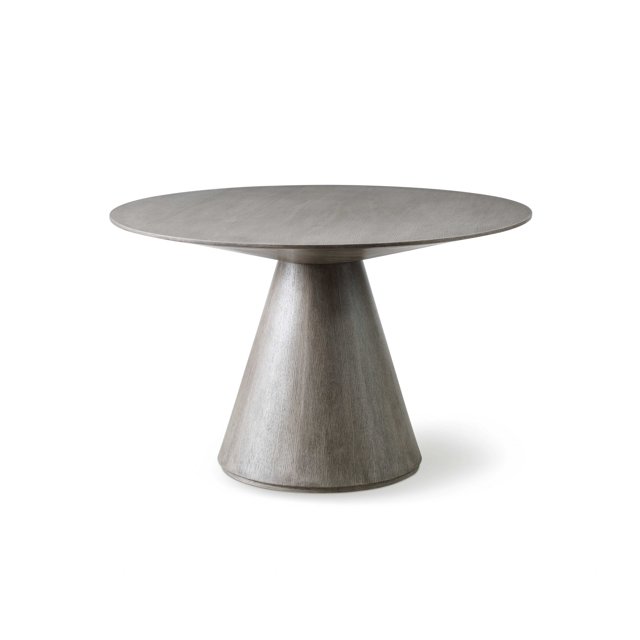 Table à Manger en Placage de Chêne Gris de 47 X 47 X 30 Po