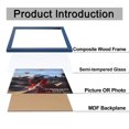 thumbnail image 3 of ELSKER&HOME 5x7 Picture Frame 6 Pack - Navy Blue Sturdy Wood Composite Photo Frame, 3 of 7