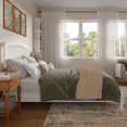 thumbnail image 3 of Quincy Queen Wood Low Profile Platform Bed in White, 3 of 27