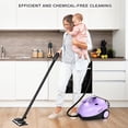 thumbnail image 2 of Costway 2000W Heavy Duty Steam Cleaner Mop Multi-Purpose W/19 Accessories Purple, 2 of 10