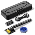 thumbnail image 1 of yeacher Kit Compact de Fer à Souder USB avec Température Réglable (300-450°C), Recharge USB-C, Batterie 800 mAh et Embouts Interchangeables pour Bricolage et Réparations, 1 of 6