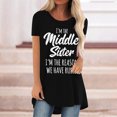 thumbnail image 2 of Pompotops Femmes Mode Casual Chemises Manches Courtes Tee Tops Tunique Blouse, 2 of 4