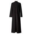 thumbnail image 2 of GraduatePro Clergé Soutane Romaine Adultes Robe de Prêtre Gilet Liturgique Prédicateur Style pour Servir à l'Autel à Simple Boutonnage Noir 54, 2 of 4