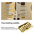 thumbnail image 3 of Guitar String Bridge, Alliage de Zinc 6 Cordes Chevalet de Guitare Électrique Chevalet de Selle Accessoire Instrument de Musique, 3 of 8