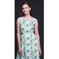 thumbnail image 3 of Bimba Robe Longue Maxi Teinture sur Nœuds pour Femme à Col Rond Imprimée, Robe de Soirée - Très Petit, 3 of 6