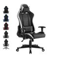 thumbnail image 3 of Posh Living Kimberlyn Faux Leather Game Chair Grey, 3 of 9