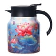 thumbnail image 1 of Théière en Acier Inoxydable Isolée à Motif Floral avec Infuseur Intégré pour une Infusion Optimale du Thé en Vrac et une Utilisation Portable en Voyage, 1 of 4
