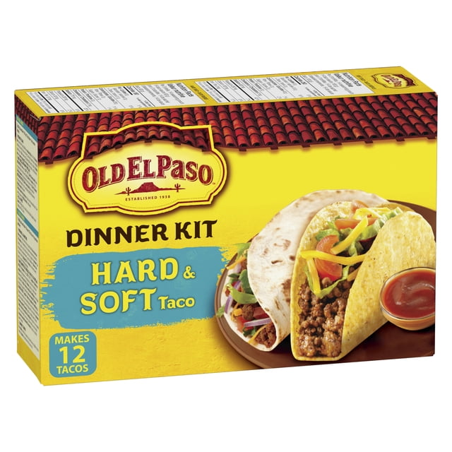 Old El Paso Ensemble Dîner Taco Rigides & Souples, 340 g