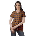 thumbnail image 2 of Moomaya Chemise Tunique Style Enveloppant pour Femmes en Coton Décontracté Col Classique Boutonné, 2 of 6