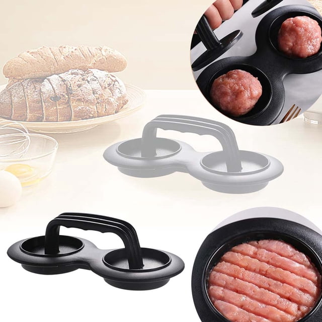 Meat Mincer 2 Removable Manual Kitchen Tool for Grinding Minced Meat Rice Vegetables and Hamburger Cakes Portable Family Kitchen