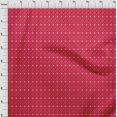 thumbnail image 3 of oneOone Tissu Georgette Viscose Rouge Géométrique Bandhani Matériel de Robe Tissu Imprimé Tissu au Mètre 42 Pouces de Large, 3 of 4