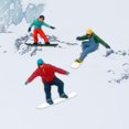 thumbnail image 4 of HILABEE 3 Pcs Peint à la Main 1/64 Modèle Miniature Ski Figurines Table Micro Paysage D, 4 of 9