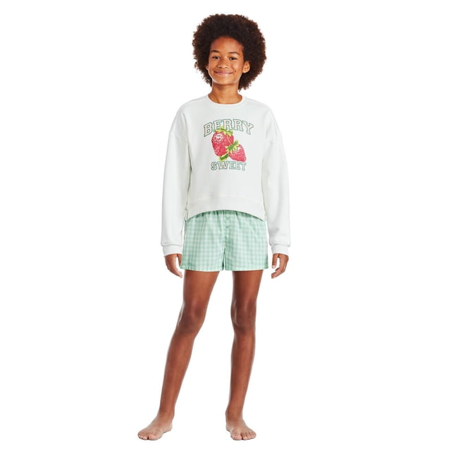 George Girls' Two Piece Short Pajama Set