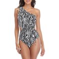 thumbnail image 1 of BeautyIn Womens Cut Out One Piece Swimsuits One Shoulder Padded Monokini Swimwear, 1 of 7