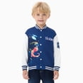thumbnail image 2 of Marvel Boys Bomber Jackets Venom Blue Varsity Lightweight Sweatshirts Gift Fall Spring School 11-12Y, 2 of 12