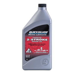 Mercury Quicksilver Premium 2 Cycle 2 Stroke Outboard Oil 32oz