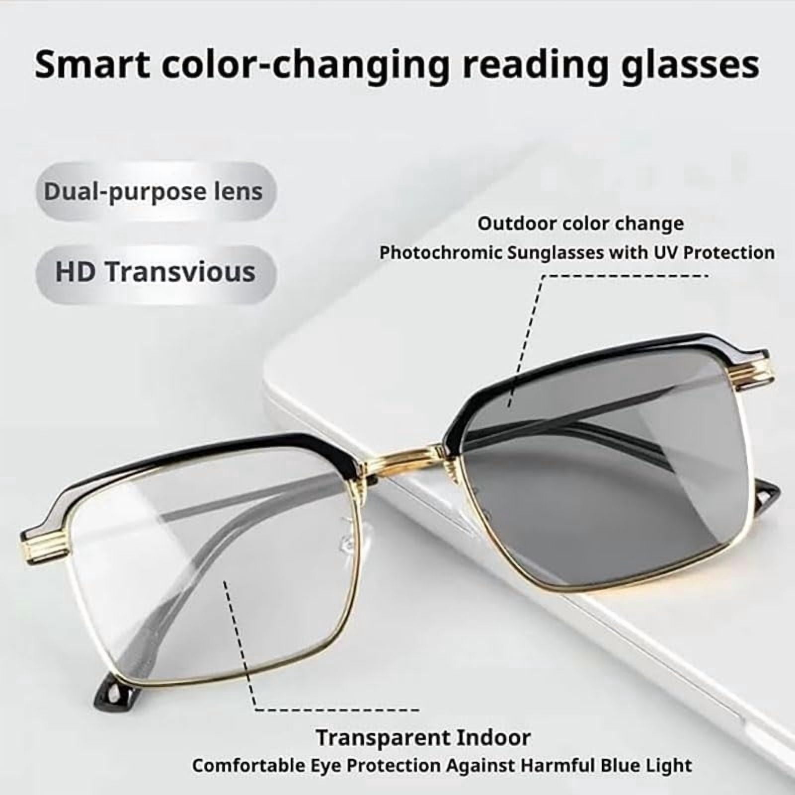 Horivan Smart Auto Focus Reading Glasses with HD Lenses Lightweight Adjustable Eyewear for Men Women Office Reading