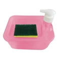 thumbnail image 1 of Yhmxh Cleaning Supplies Kitchen Detergent Soap Dispenser Sponge Eraser Press Box Cleaning Brush Soap Box Circular Storage Box Soap Box Press Boxs, 1 of 2