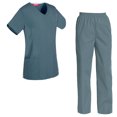 thumbnail image 1 of Women's Scrubs Set Scrub Top and Pants Scrubs Set, 1 of 3